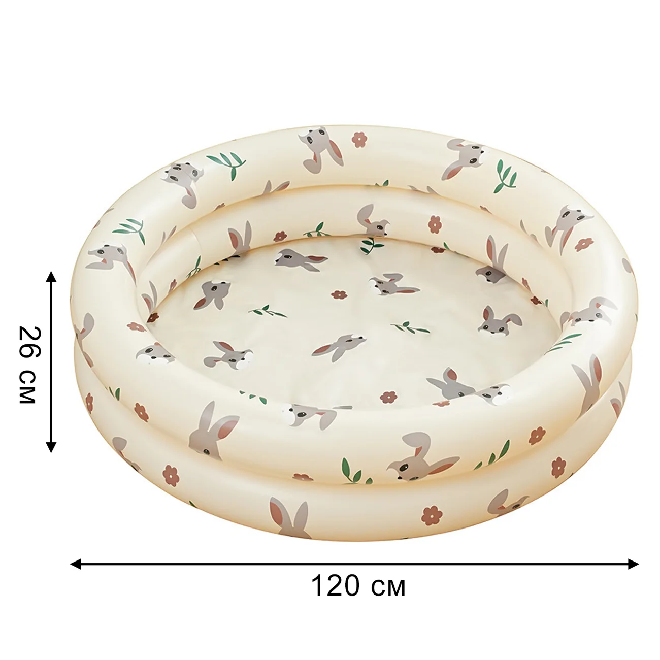 Piscine gonflable à balles modèle ours 90 cm