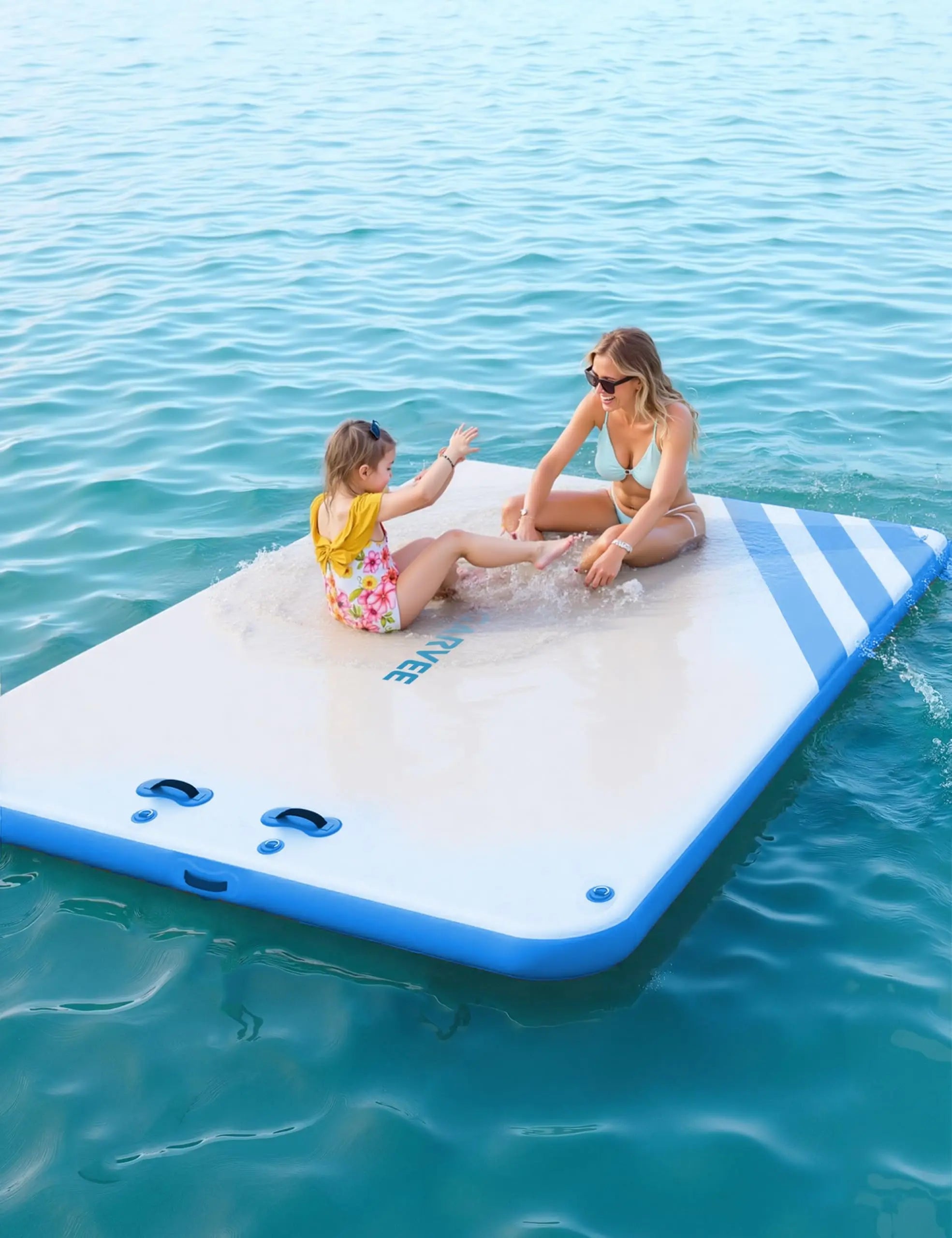 Plateforme gonflable adulte pliée pour transport