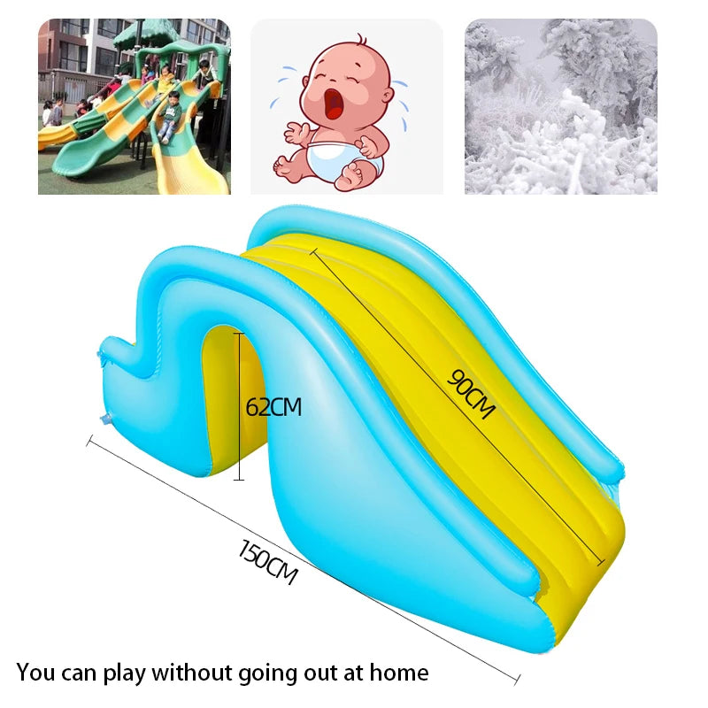 Détail du PVC du toboggan aquatique gonflable