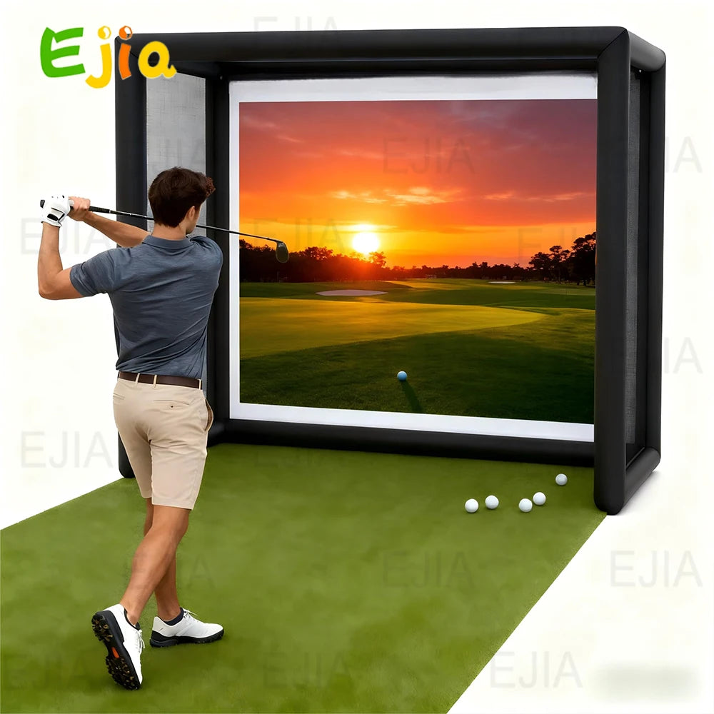 Golf gonflable entrainement intérieur
