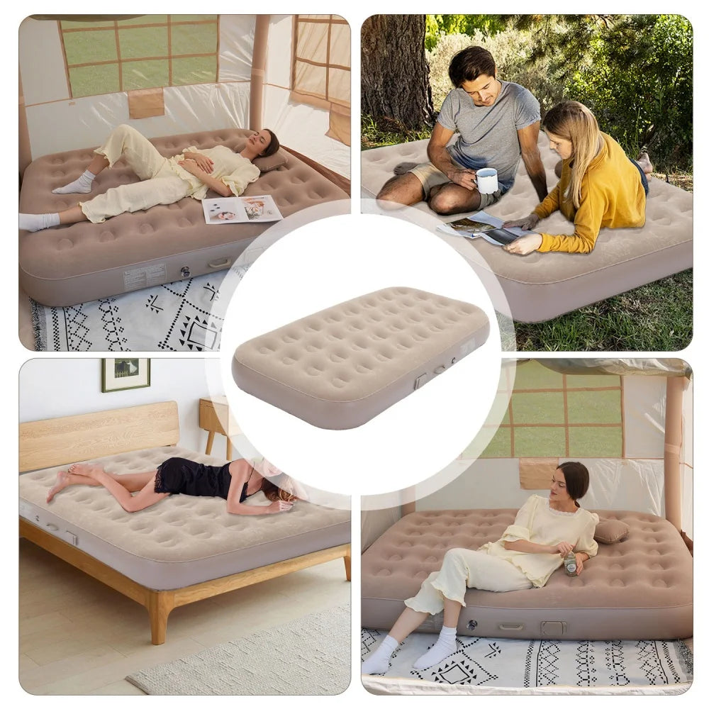 Lampe LED intégrée à la pompe du matelas gonflable