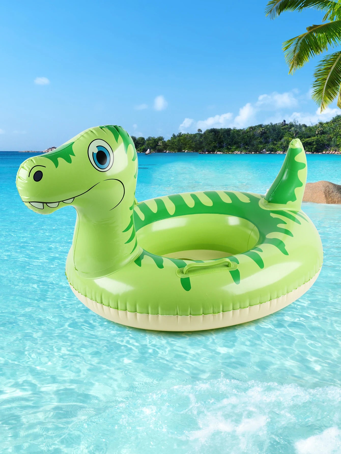 Anneau gonflable motif dinosaure adulte