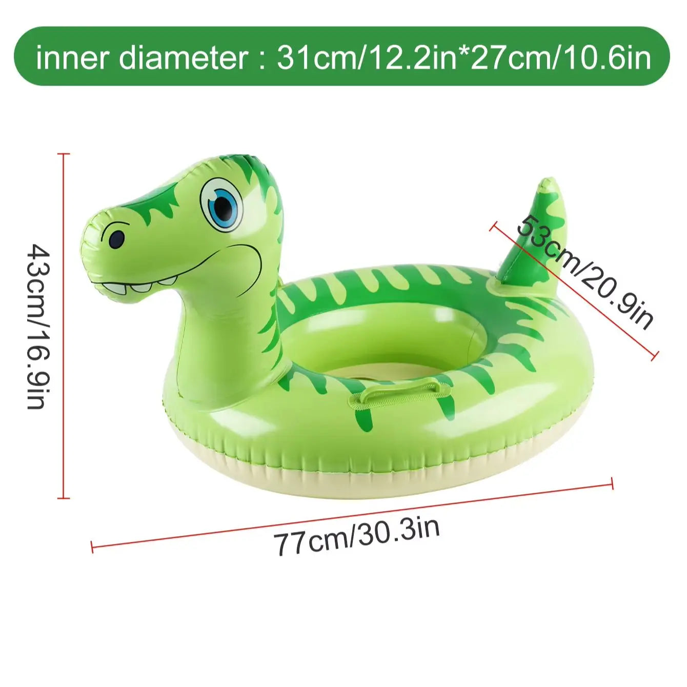 Bouée Gonflable Dinosaure Anneau Natation