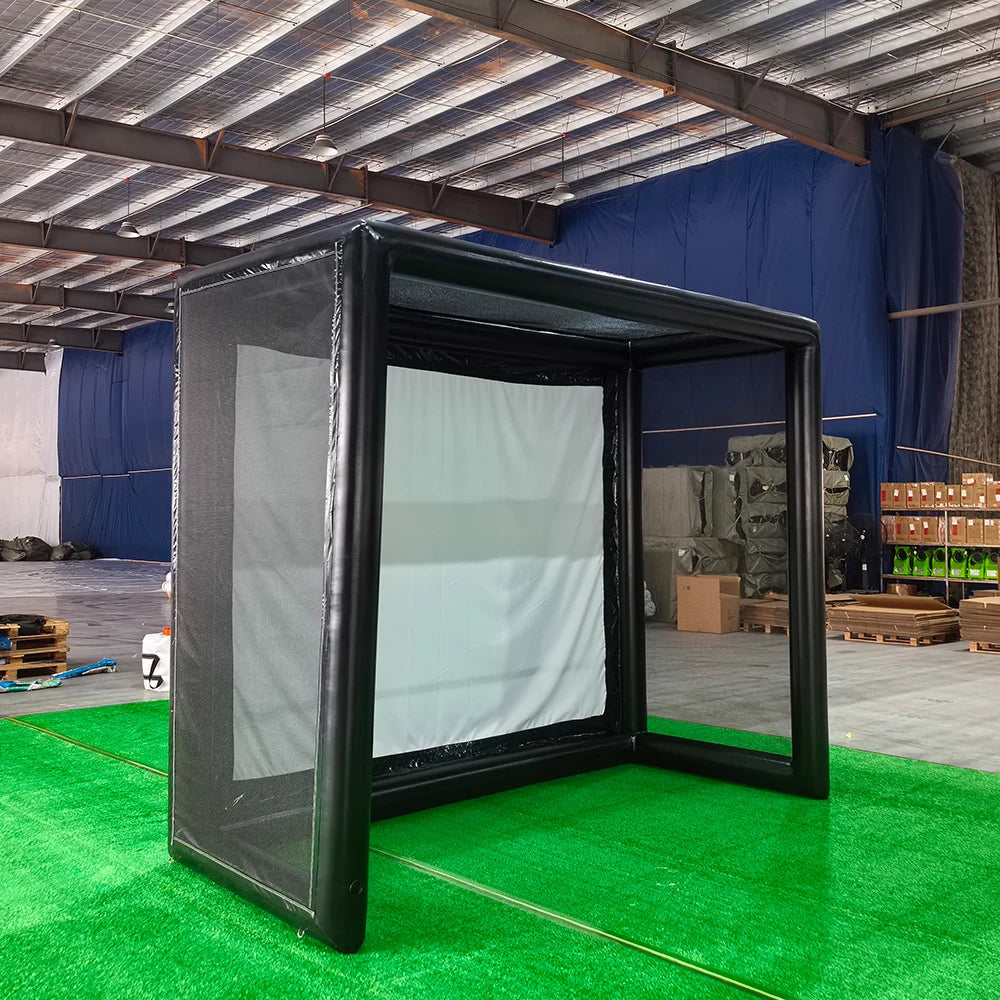 Golf gonflable écran de projection