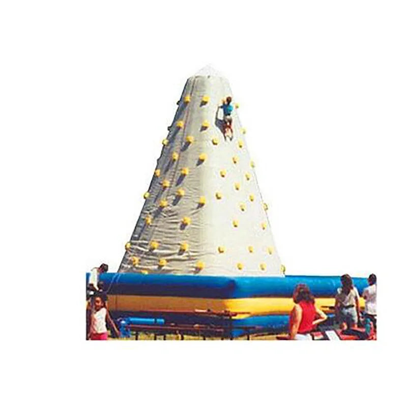 Mur d'escalade gonflable compact 6x6x6m vue d'ensemble