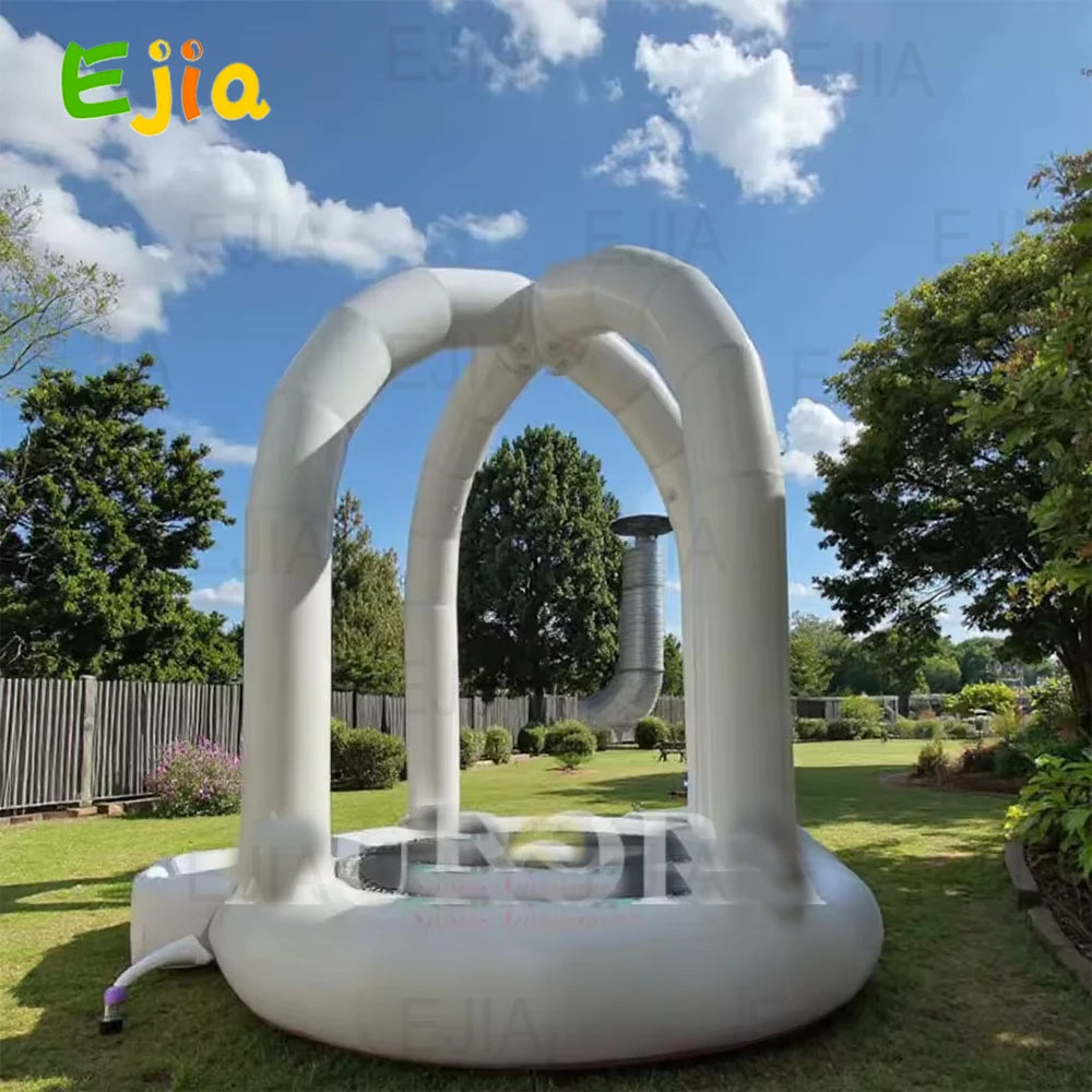Trampoline gonflable installation rapide