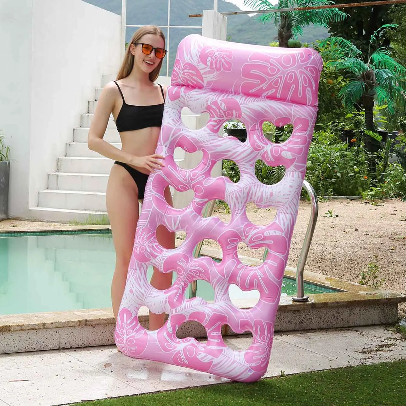 Matelas gonflable prêt à l'emploi pour une fête aquatique