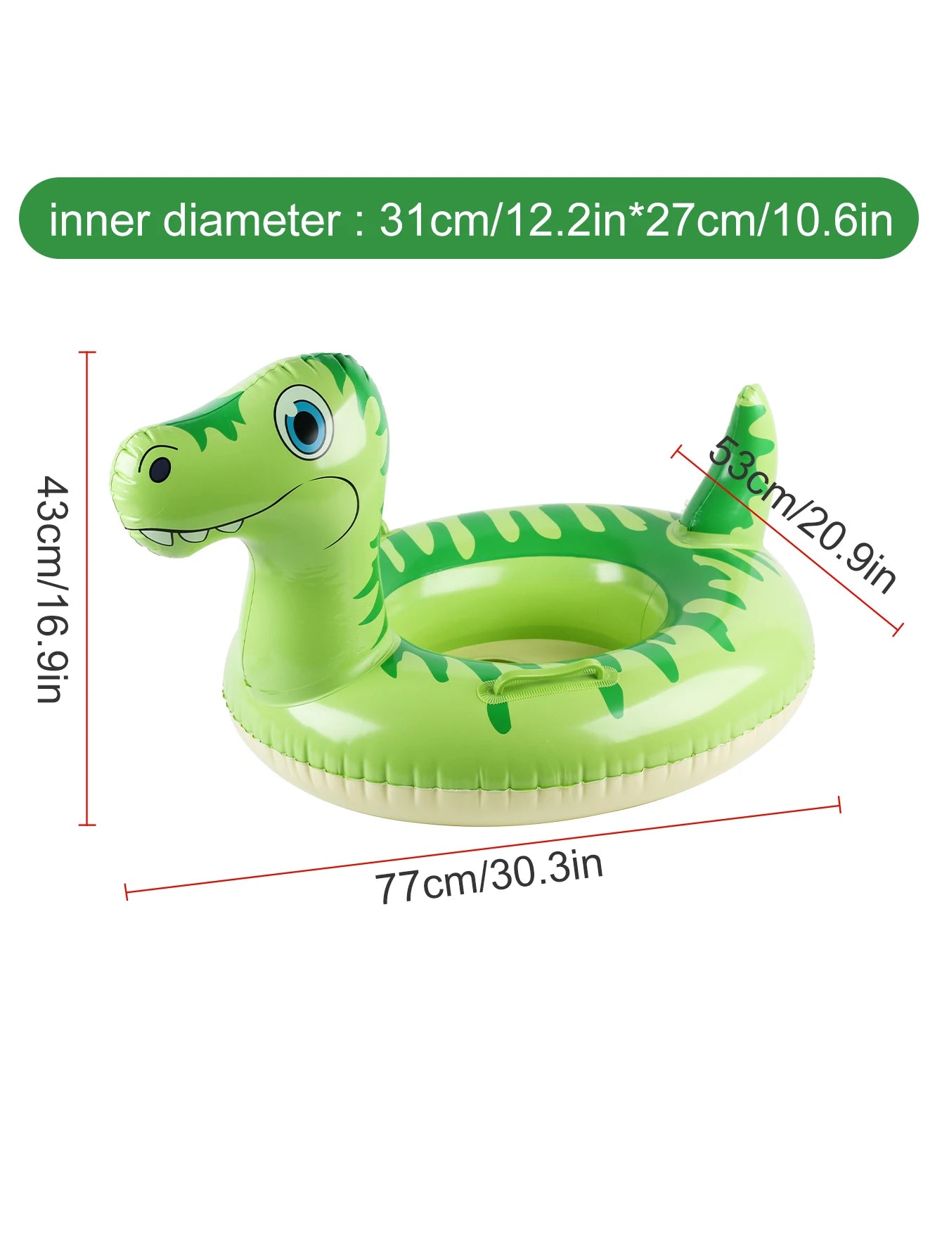 Bouée Gonflable Dinosaure Anneau Natation