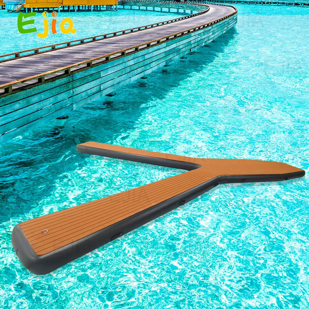 Détail du PVC du ponton gonflable en Y
