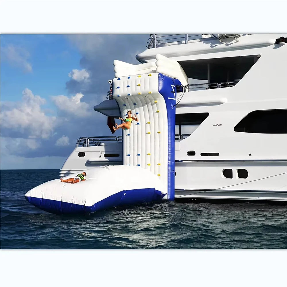 Mur d'escalade gonflable pour loisirs en mer