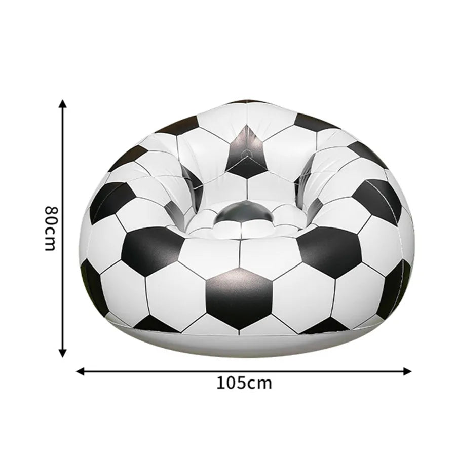 Détail du matériau PVC du canapé gonflable