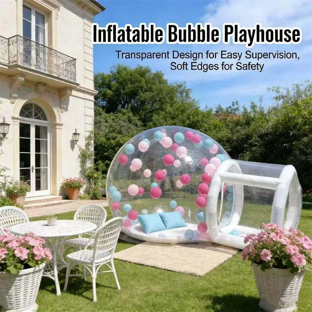 Dôme transparent de la bulle gonflable événementielle