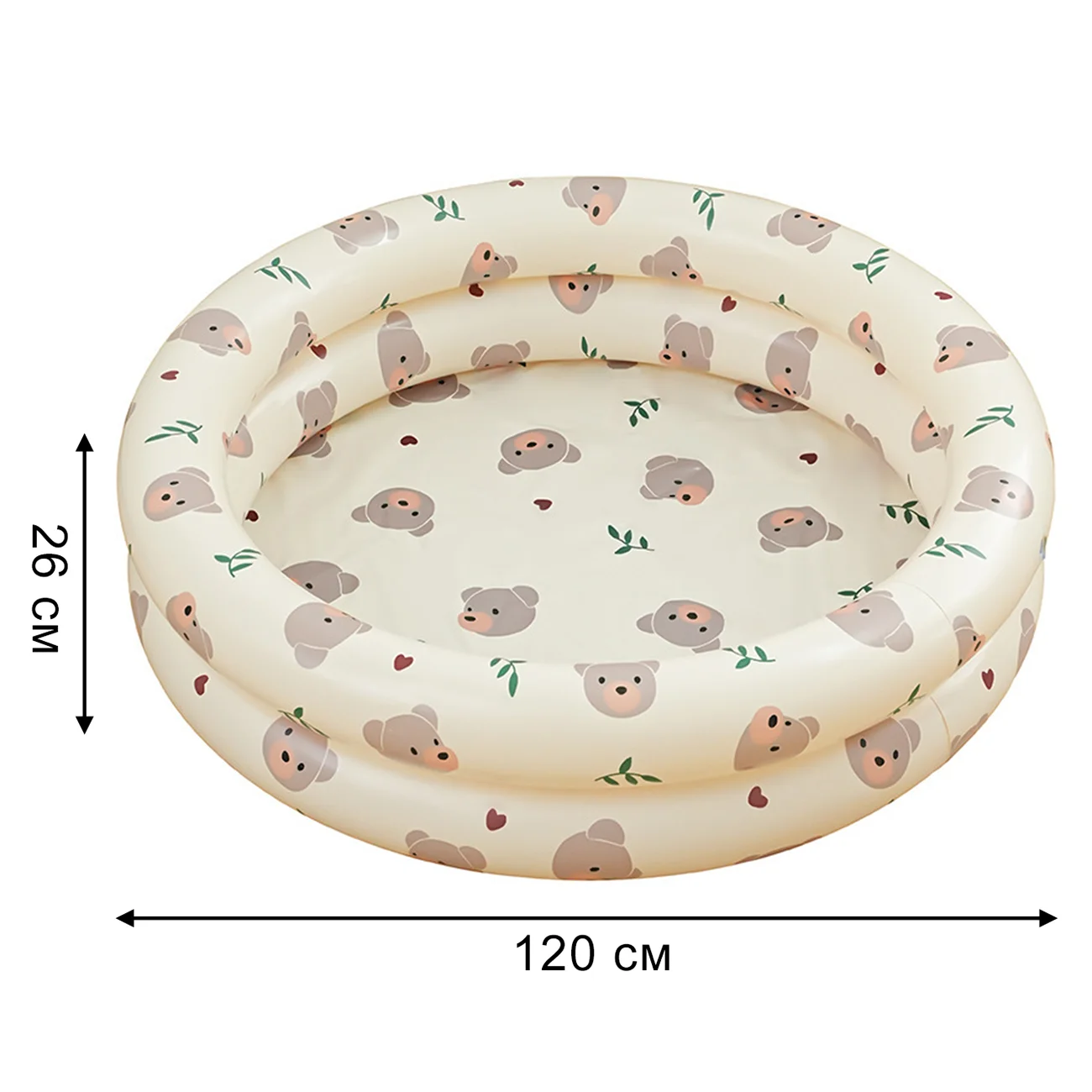Piscine gonflable à balles modèle lapin 120 cm