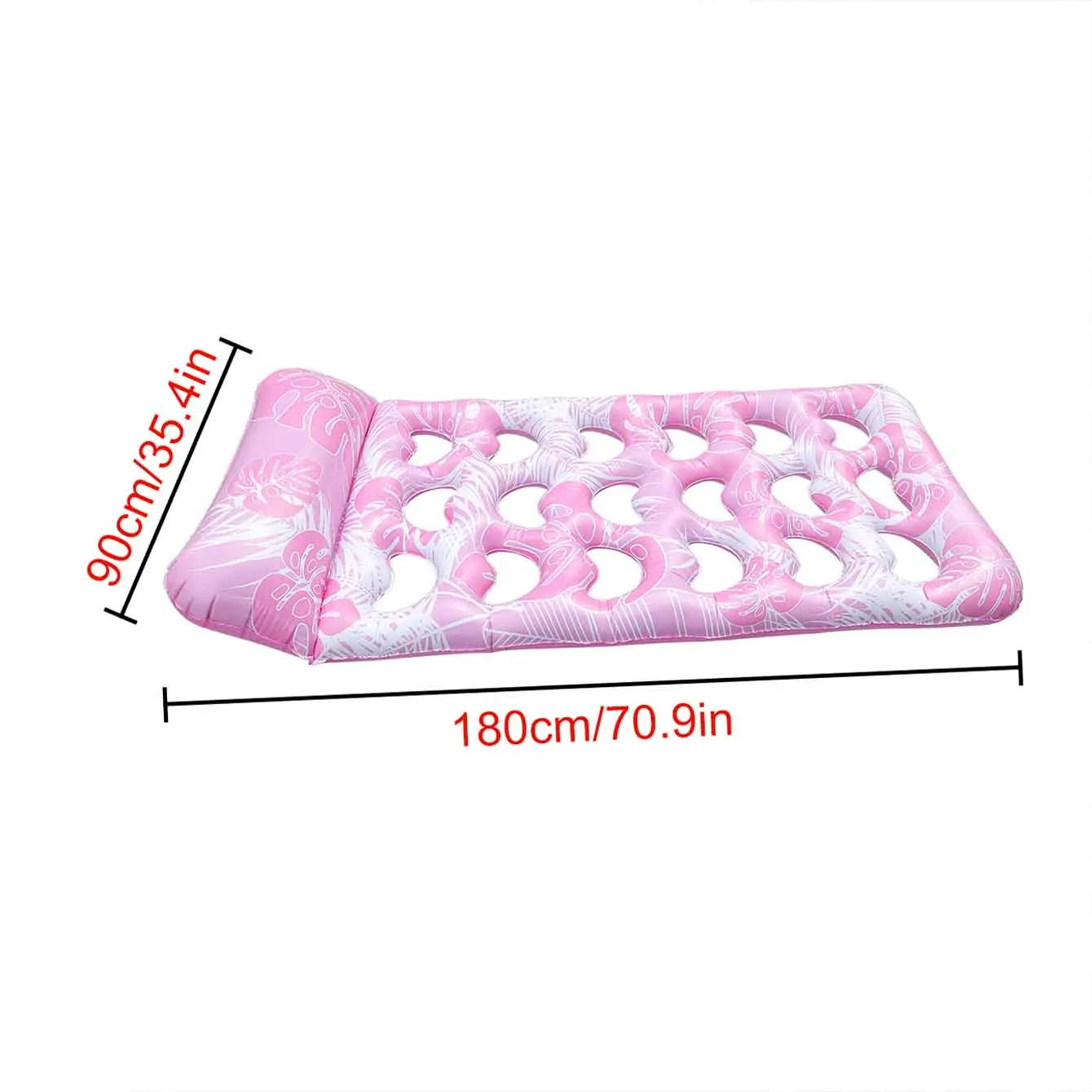 Matelas gonflable taille adulte posé sur la plage