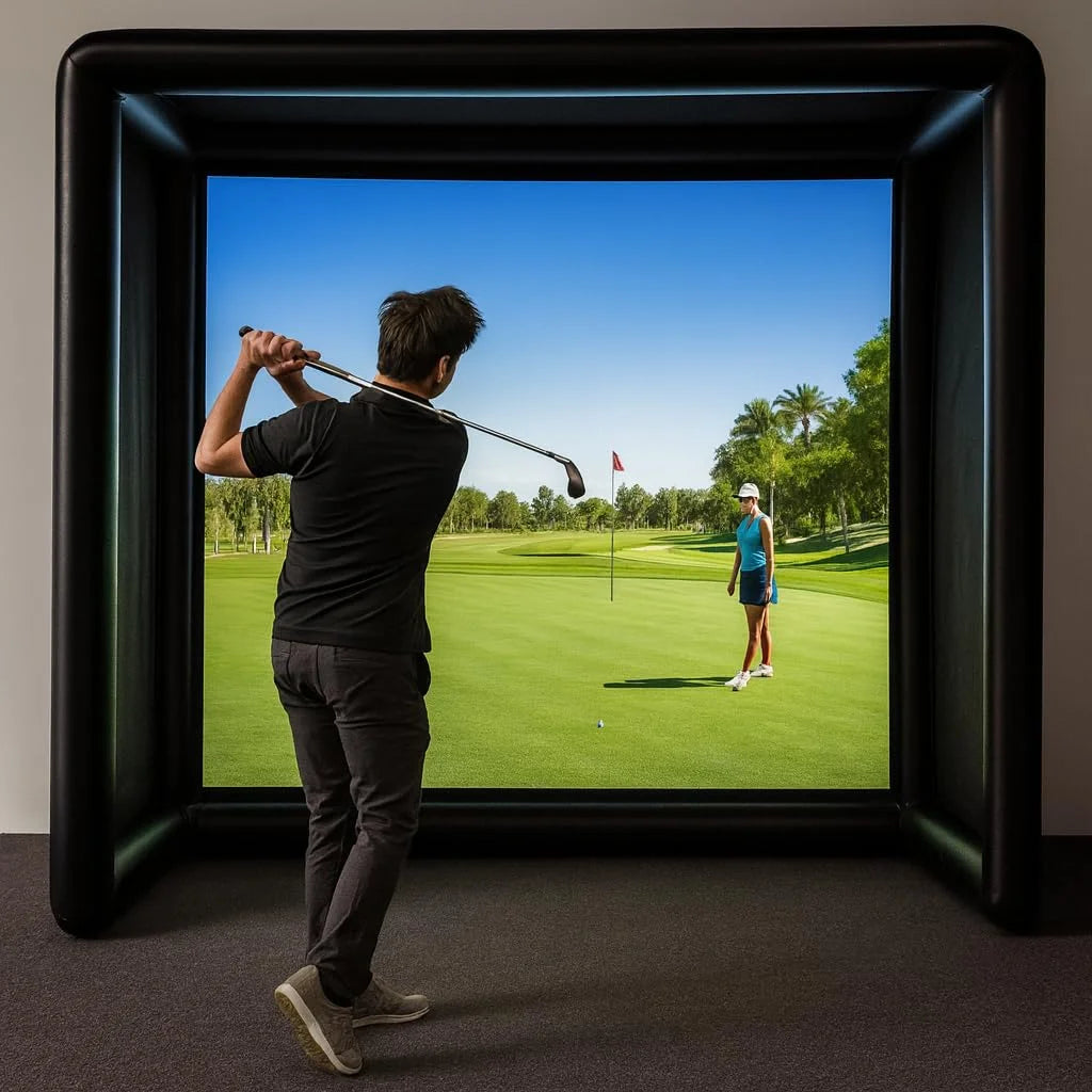 Golf gonflable structure portable