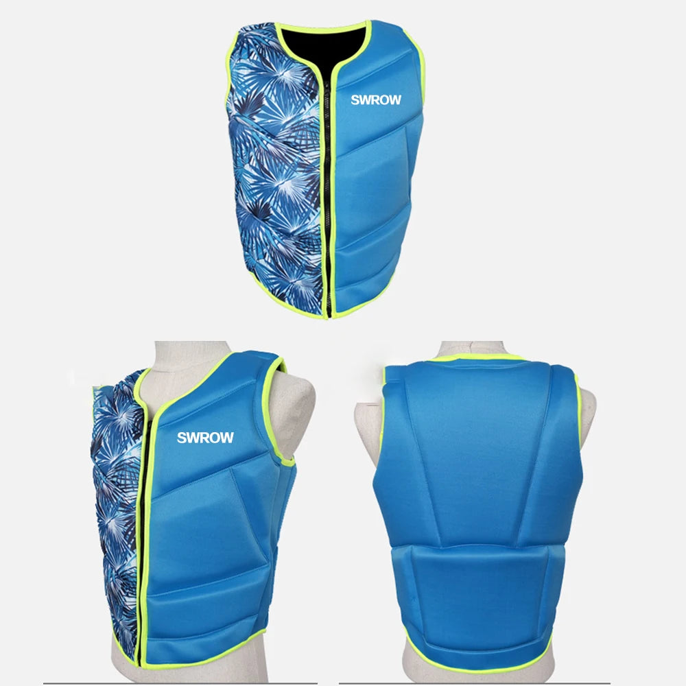 Gilet de flottabilité néoprène vue de dos