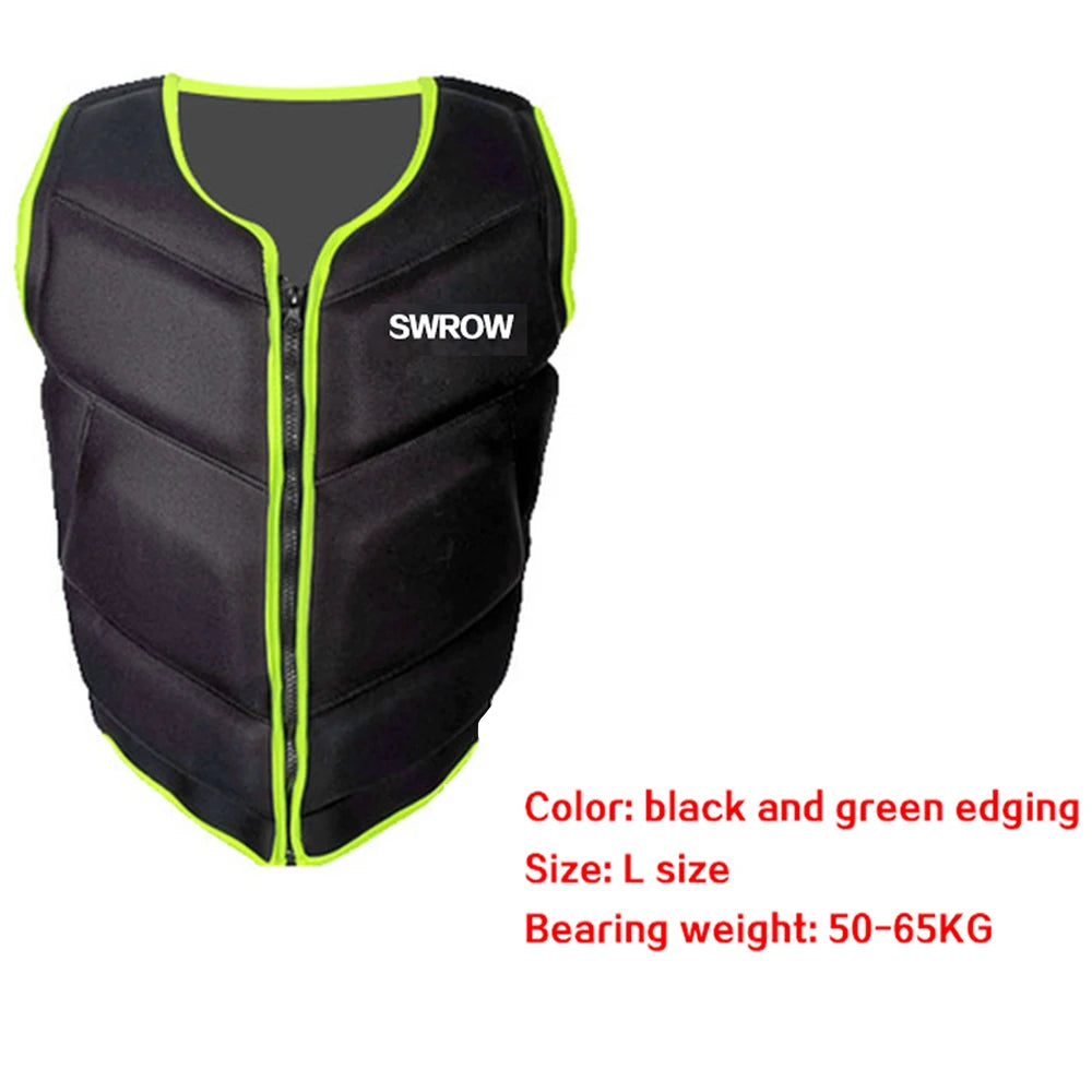 Gilet de flottabilité néoprène présentation packaging