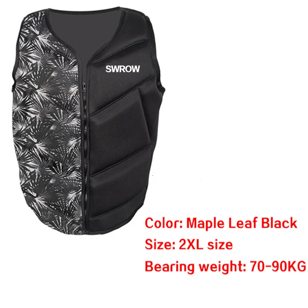 Gilet de flottabilité néoprène modèle coloré