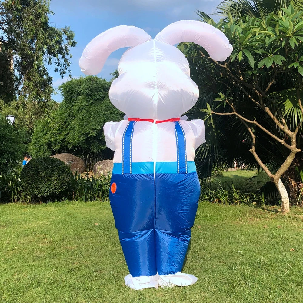 Costume gonflable adulte ventilateur intégré détail