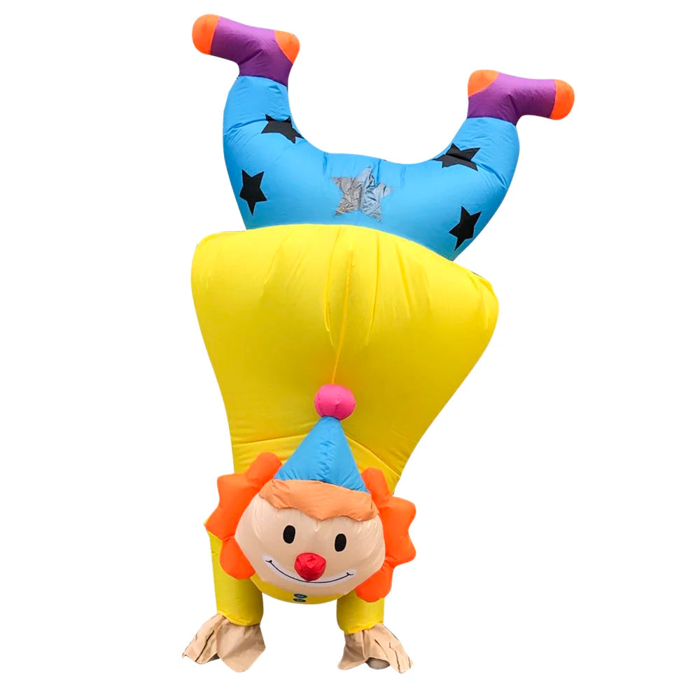 Déguisement gonflable clown Halloween adulte modèle 1