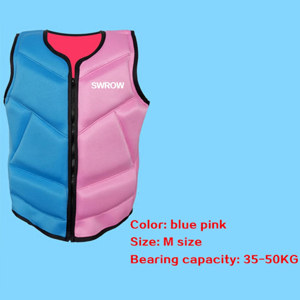 Gilet de flottabilité néoprène coloris variés