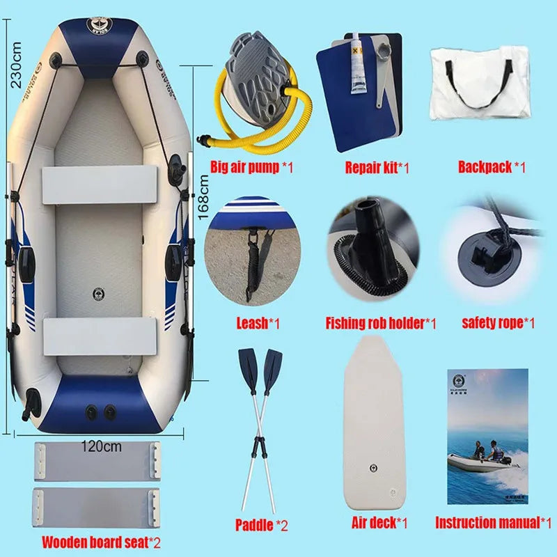 Bateau Gonflable Kayak Sportif - en extérieur