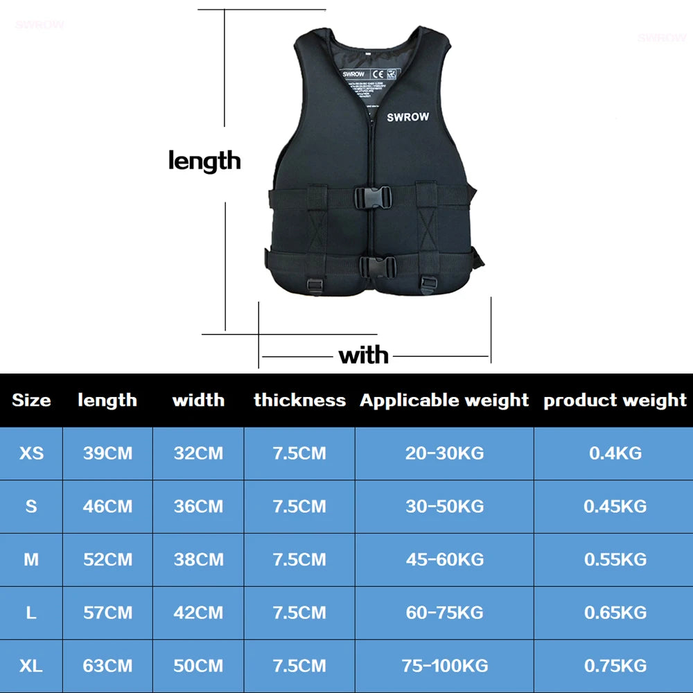 Accessoire Gonflable Gilet Sauvetage Néoprène - utilisation en extérieur