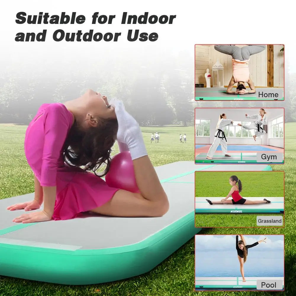 Tapis gonflable gymnastique couleurs