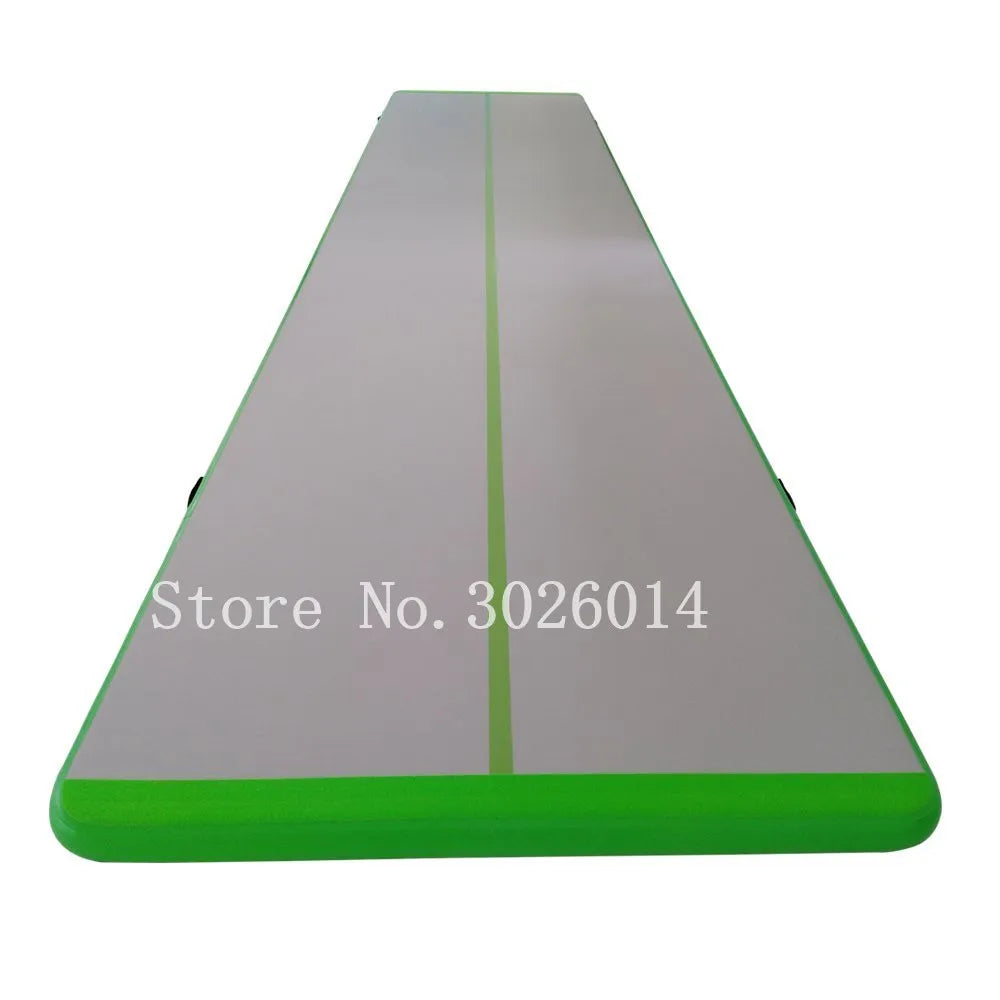 Tapis gonflable gymnastique vue detail