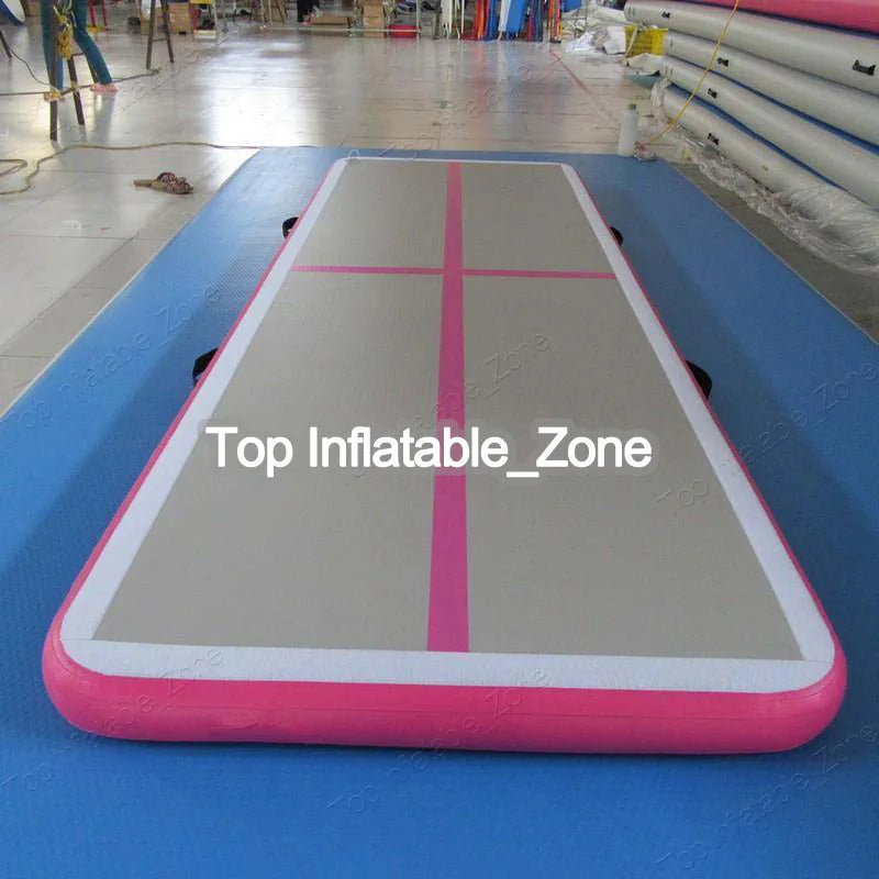 Tapis gonflable air track utilisé en entraînement
