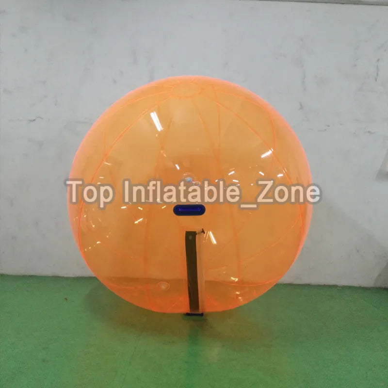 Zorb ball gonflable fermeture éclair détail