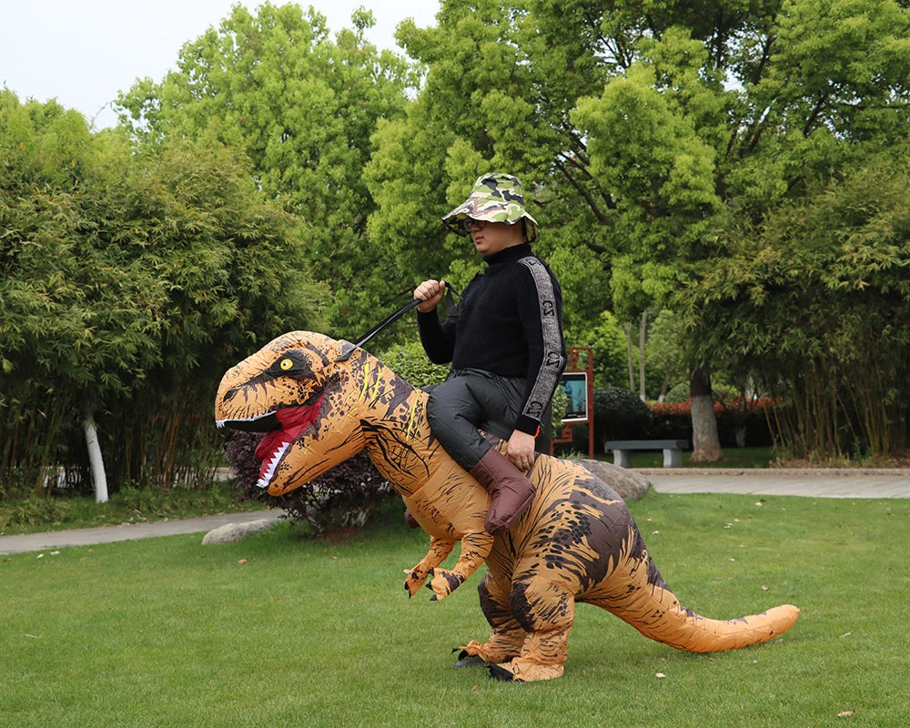 Costume Gonflable Dinosaure T-Rex Géant - coloris disponible