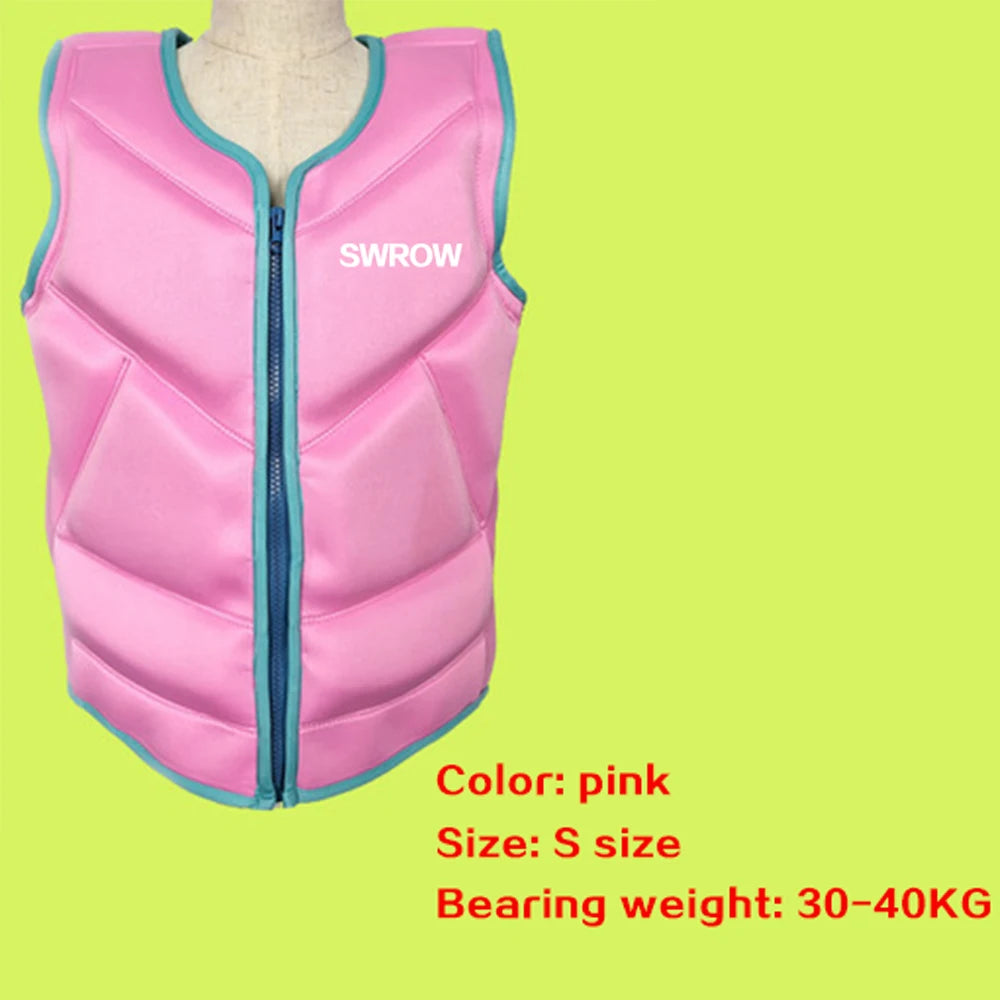 Gilet de flottabilité néoprène en rivière