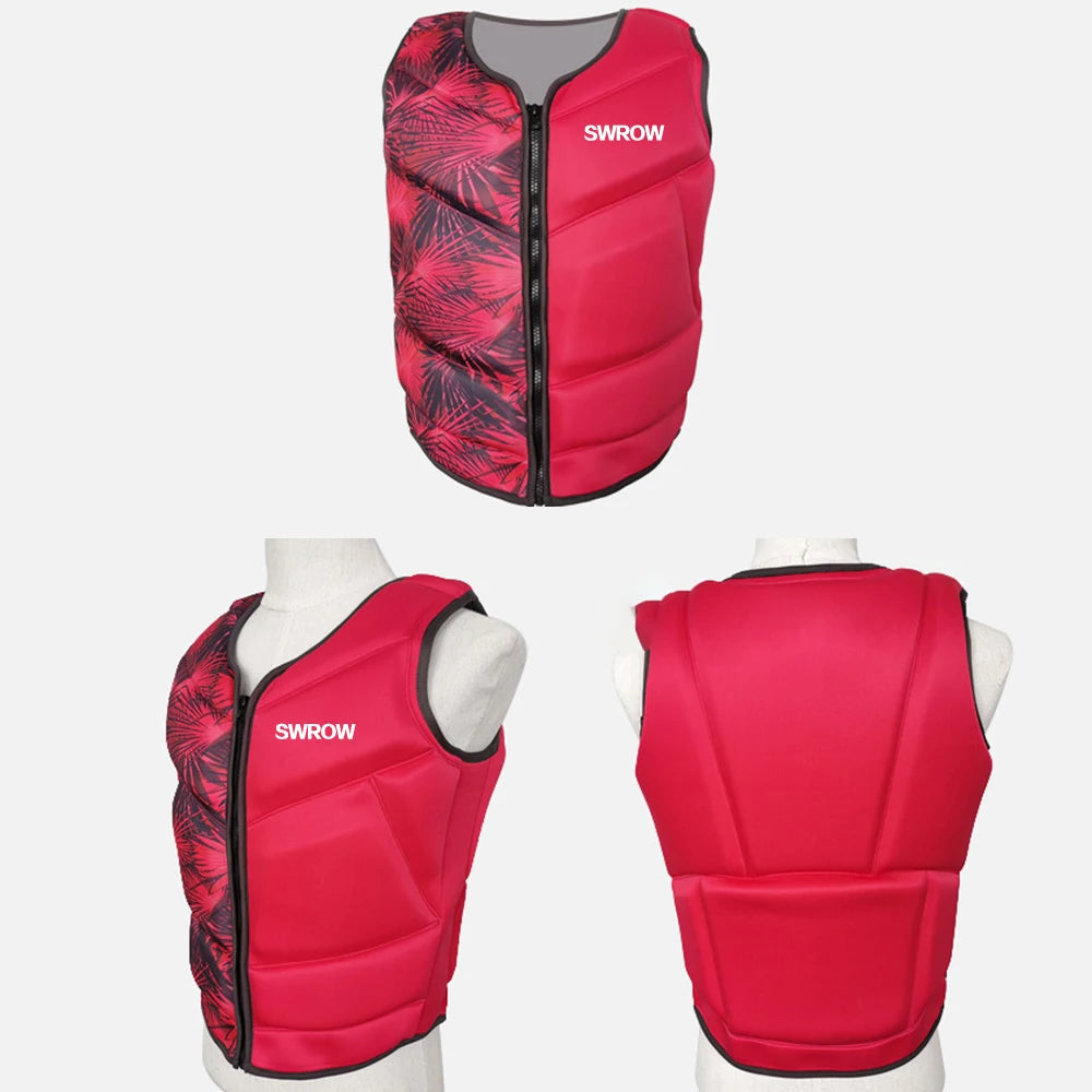 Gilet de flottabilité néoprène utilisé en kayak