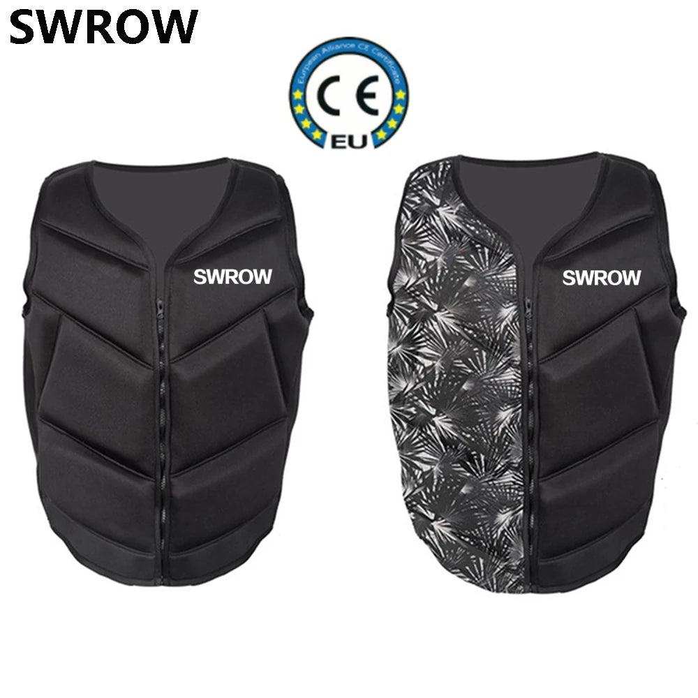 Gilet de flottabilité néoprène porté pour la natation