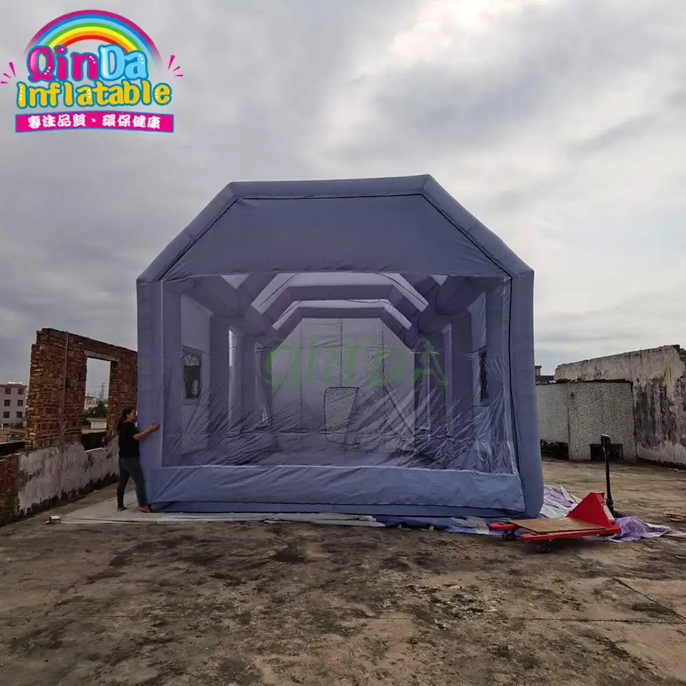Cabine de peinture gonflable pour atelier automobile