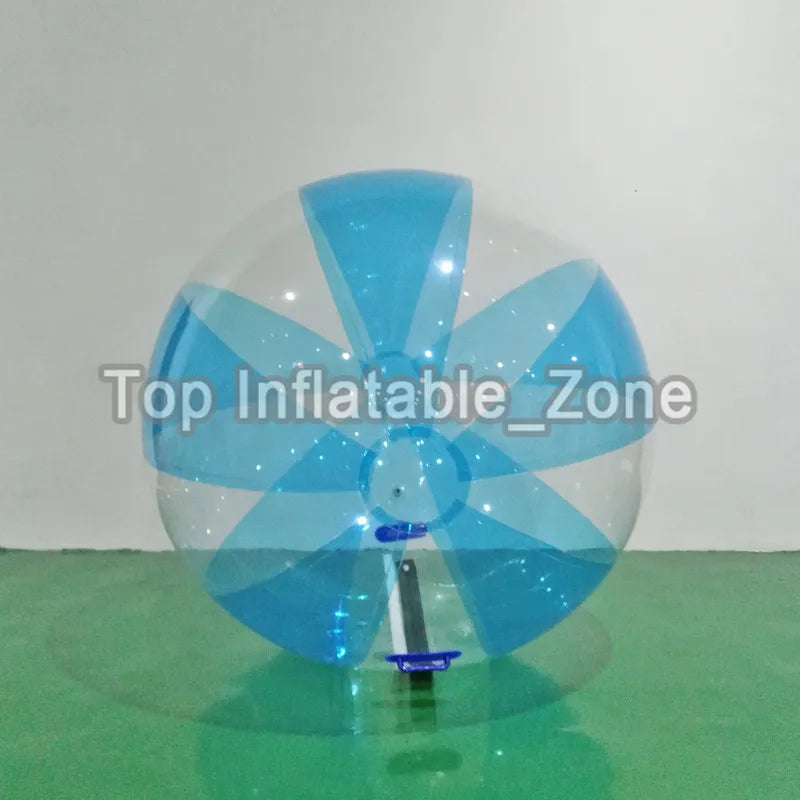 Zorb ball gonflable coloré en piscine