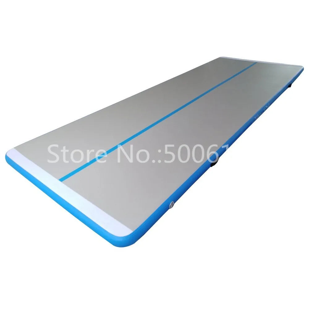 Tapis gonflable gymnastique plié pour transport