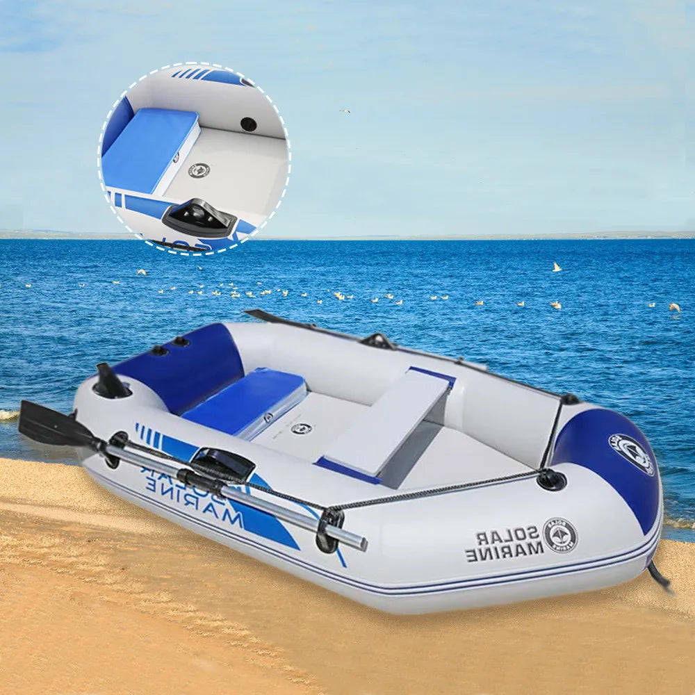 Bateau gonflable canoë mer avec siège en bois