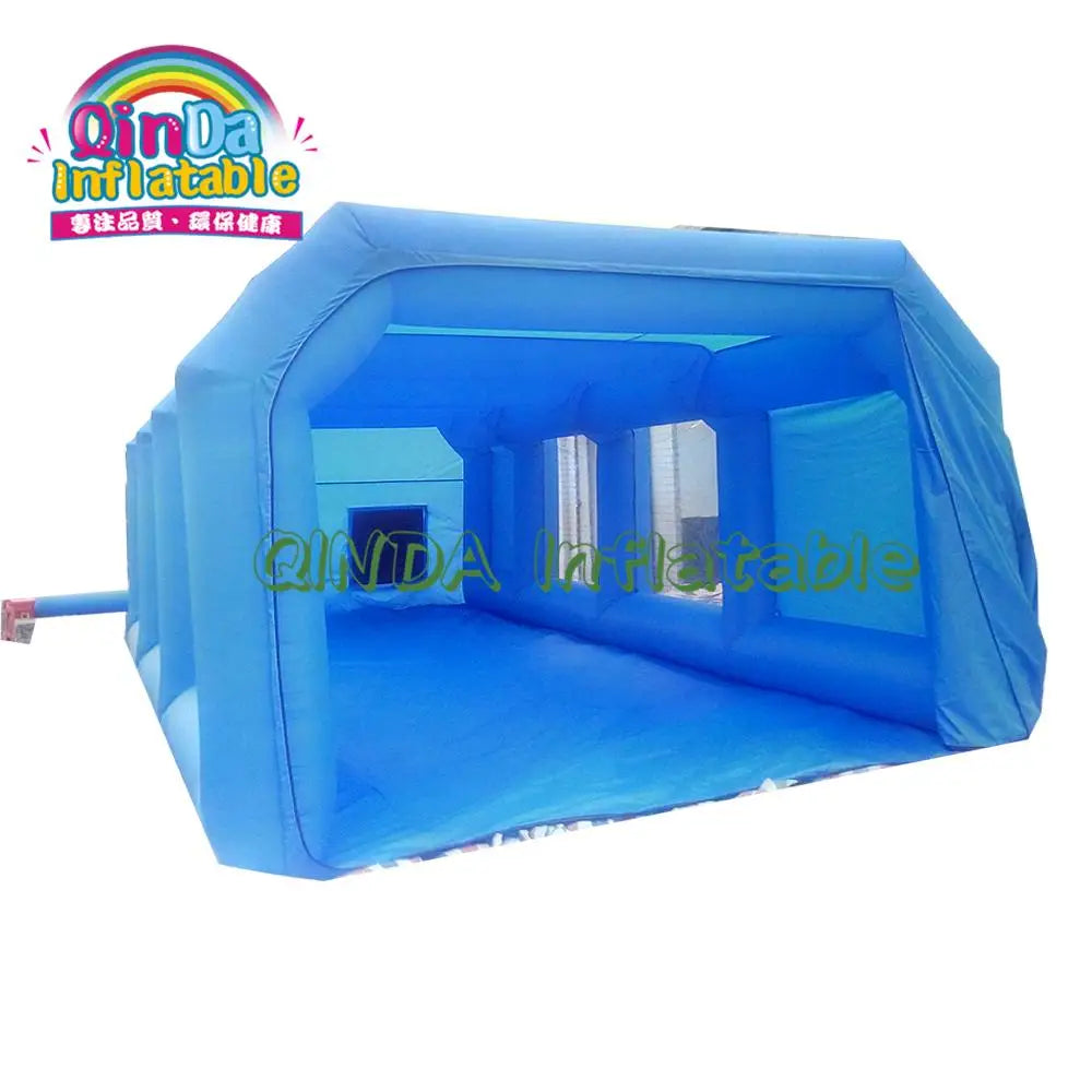 Cabine de peinture gonflable Oxford en utilisation