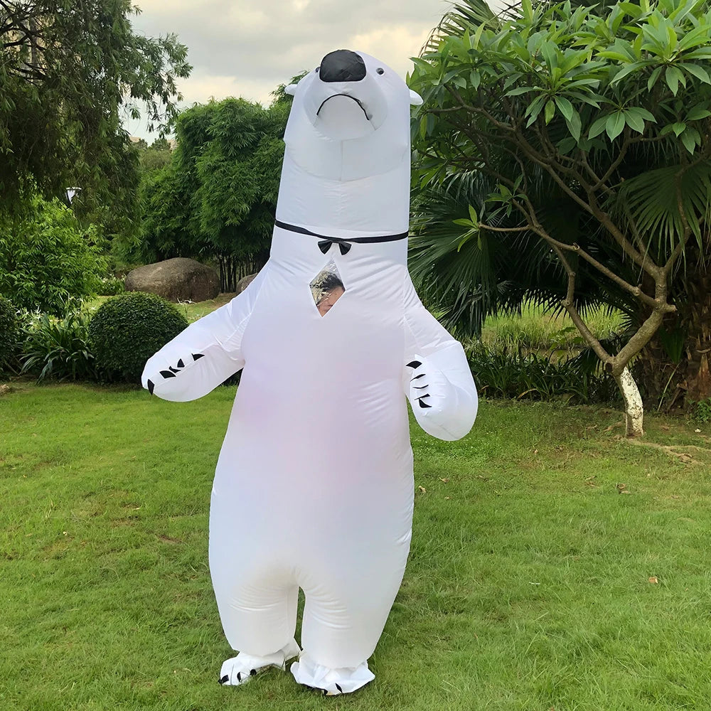 Déguisement gonflable ours arctique pour Halloween