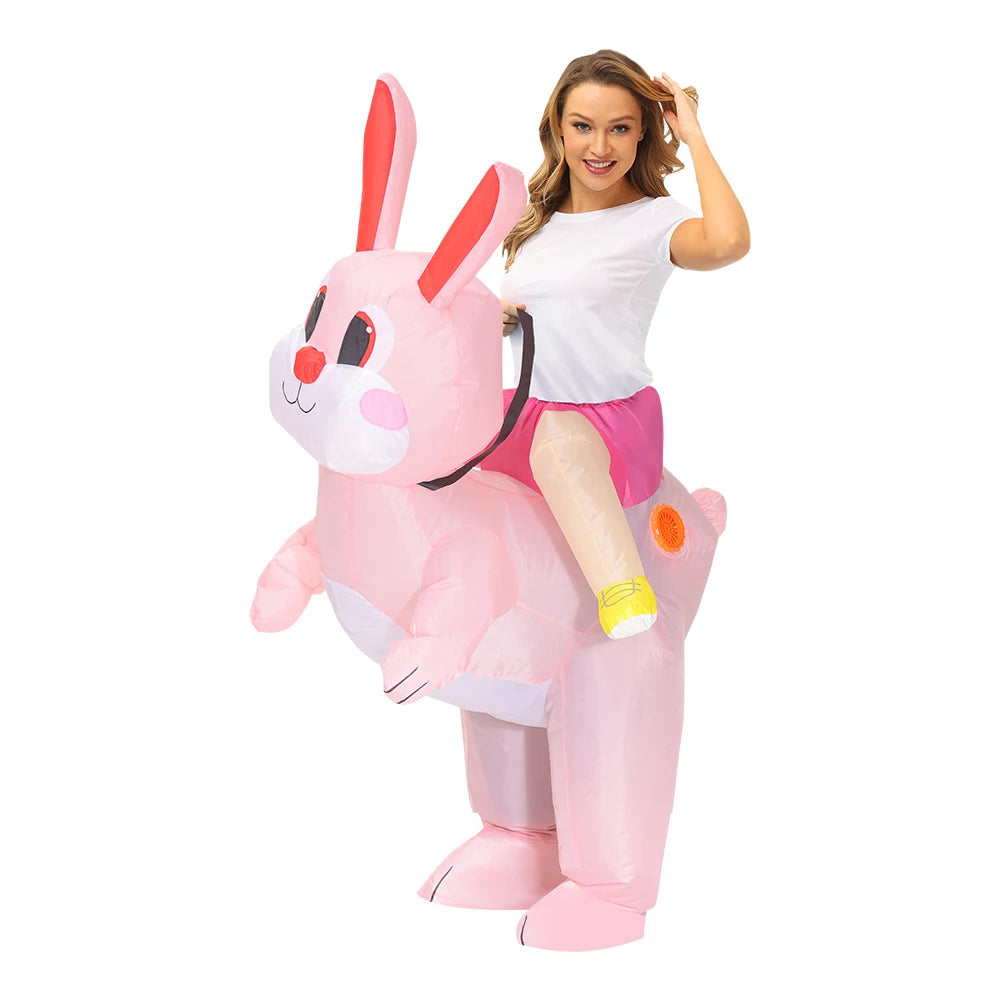 Costume lapin gonflable adulte pour cosplay et Purim