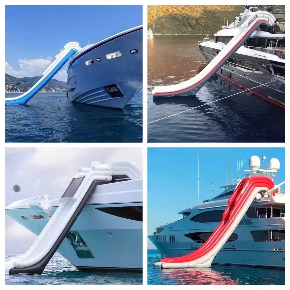 Toboggan Aquatique Gonflable Yacht Géant
