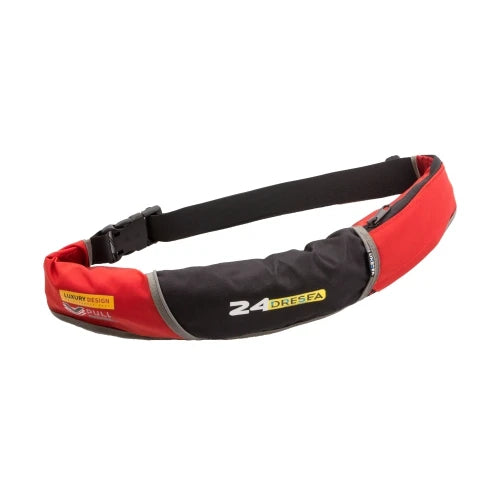 Ceinture de flottaison gonflable rangée après utilisation