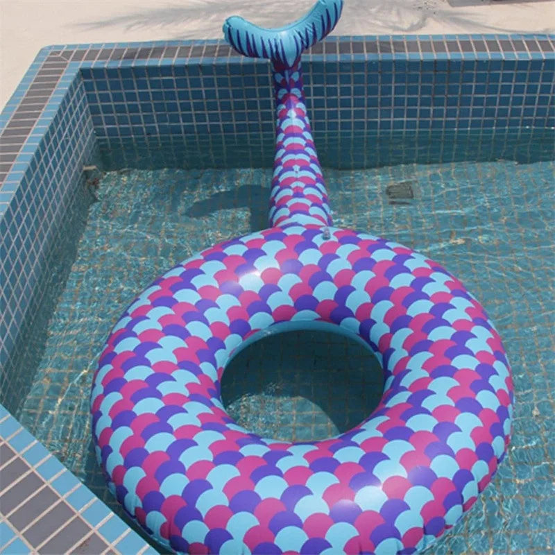 Anneau flottant gonflable sirène piscine