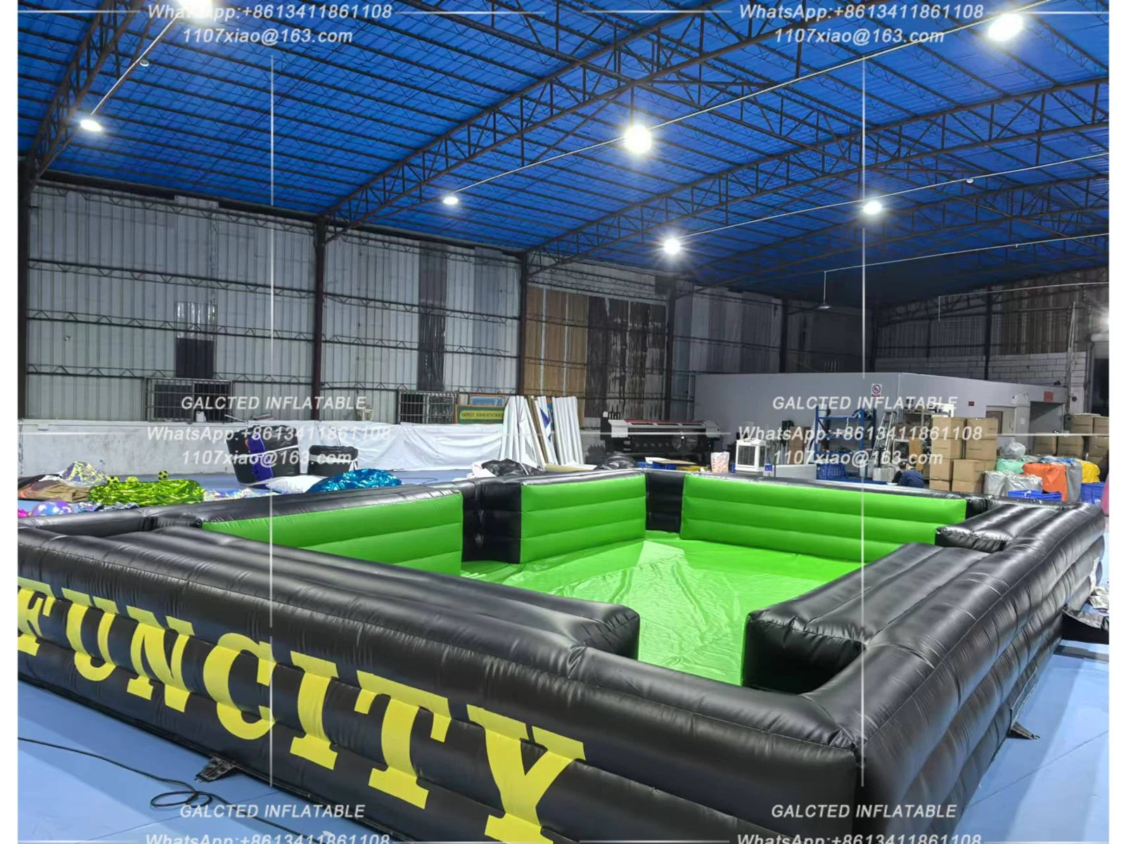 Billard gonflable Snookball pour parc d'attractions animation