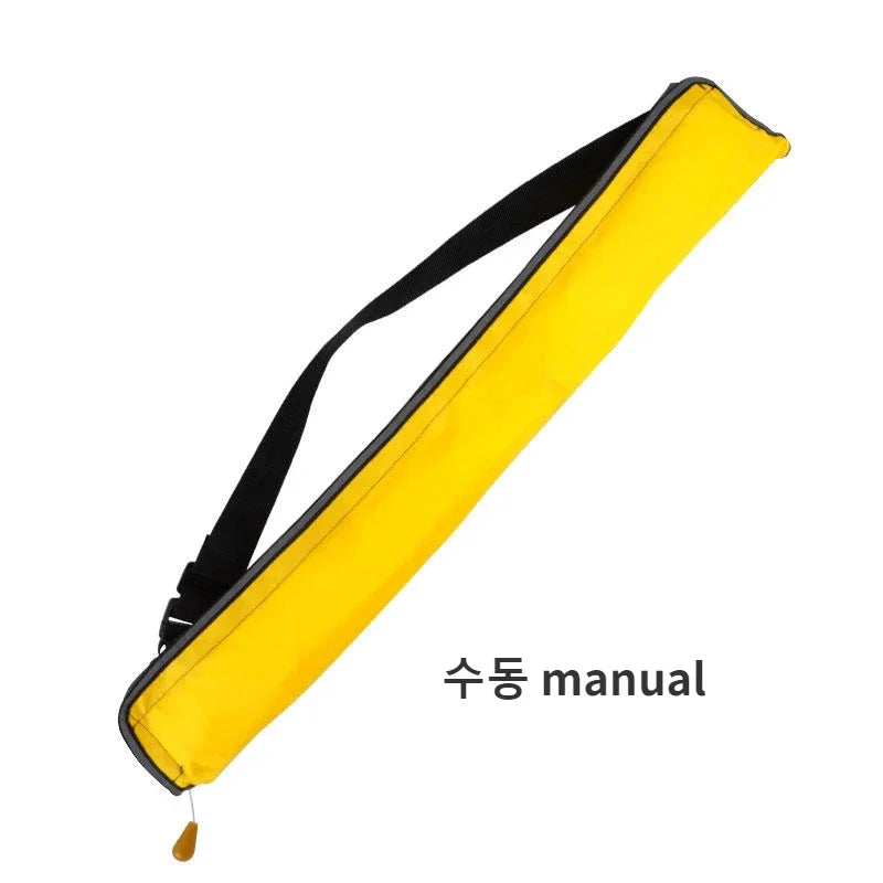 Ceinture de sauvetage gonflable jaune haute visibilité