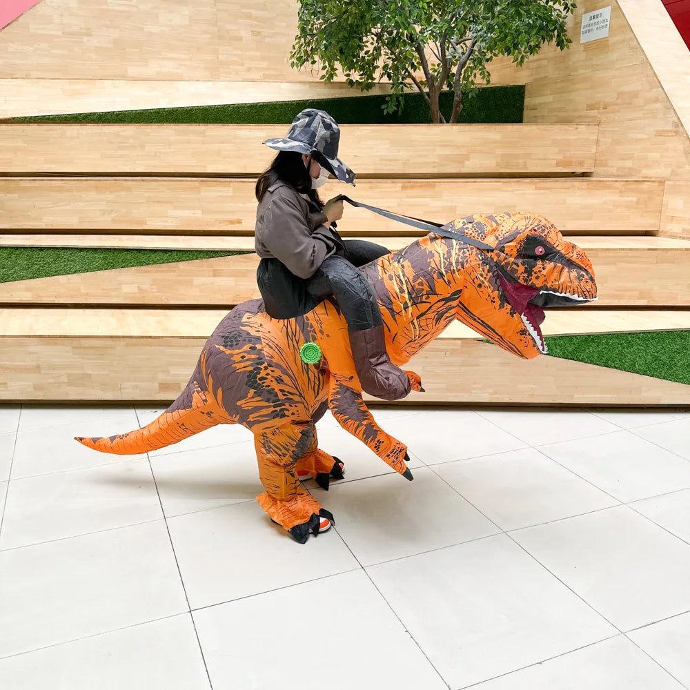 Costume T-Rex gonflable pour soirée costumée