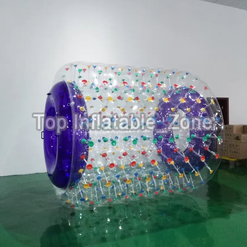 Water roller gonflable rangé avec accessoires