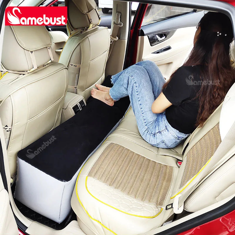 Matelas gonflable de voyage en PVC compact et léger